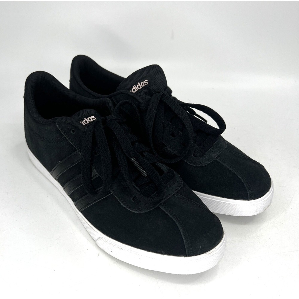 adidas Neo womens black skate/tennis/walking shoes size 7.5
